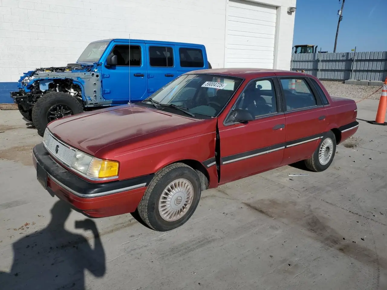 MERCURY TOPAZ 1991. Lot# 59004725. VIN 1MEPM36X6MK607179. Photo 1