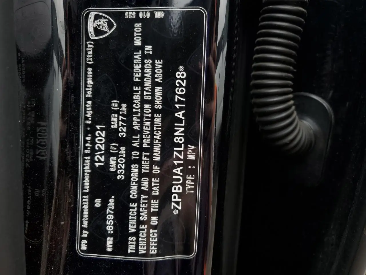 VIN: ZPBUA1ZL8NLA17628 | LAMBORGHINI ALL MODELS 2022 URUS CHARCOAL