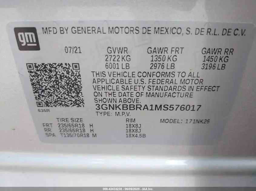 CHEVROLET BLAZER 2021 SILVER Photo 21