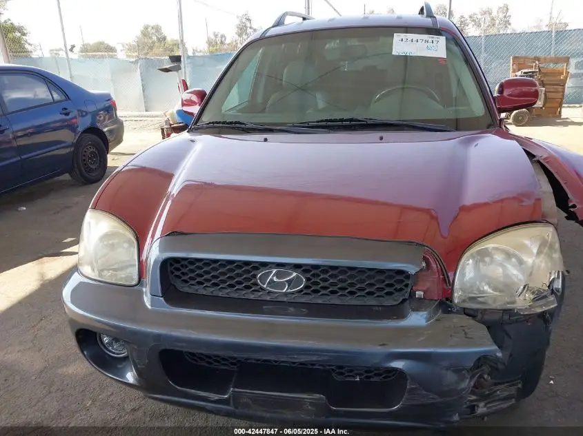 HYUNDAI SANTA FE 2003 RED Photo 4