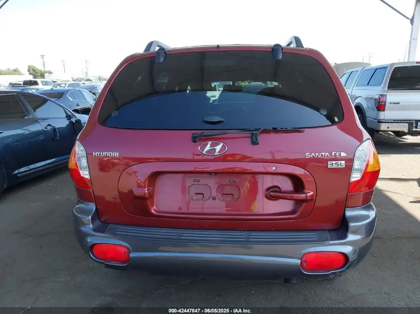HYUNDAI SANTA FE 2003 RED Photo 8