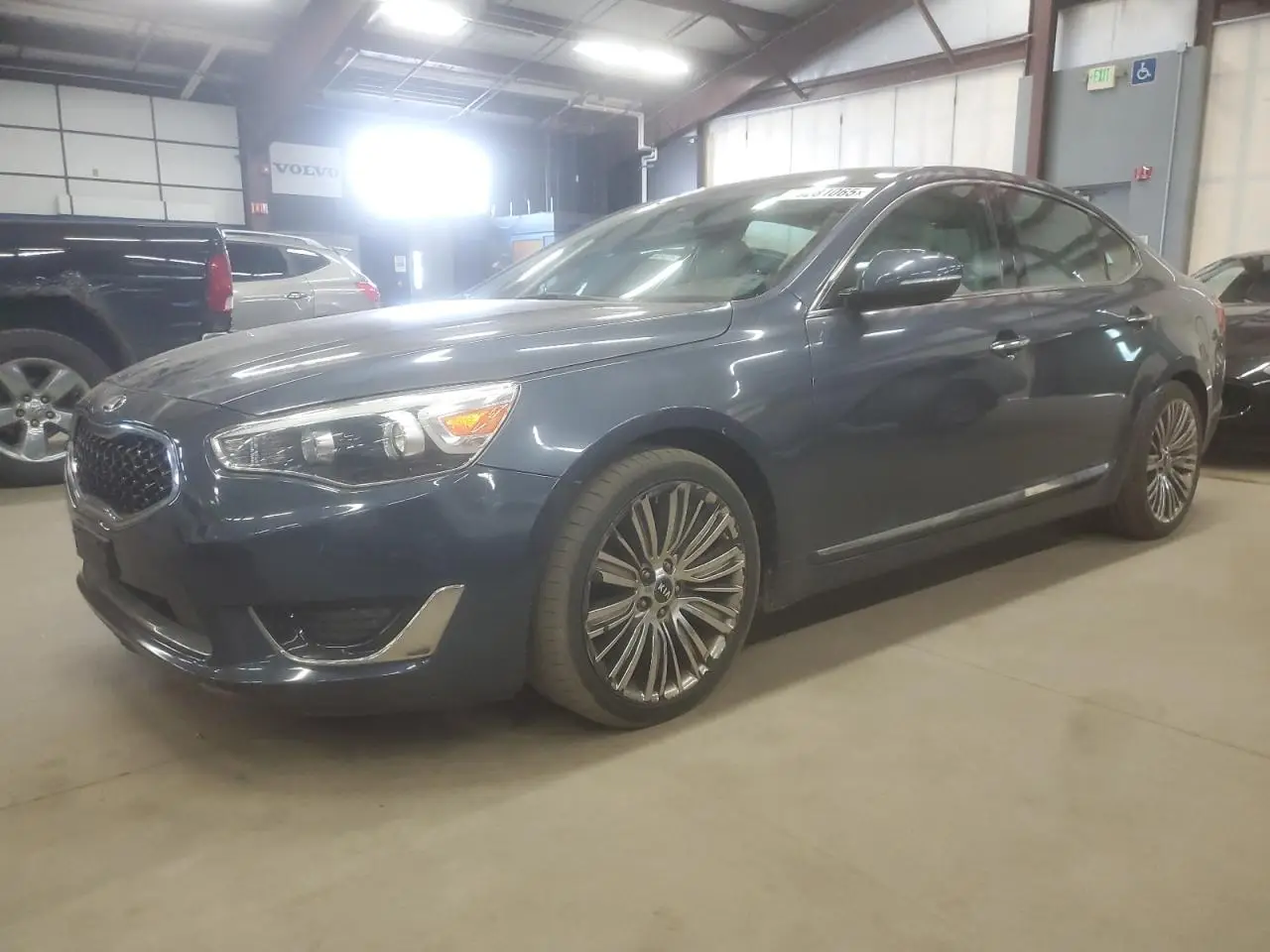 KIA CADENZA 2014 BLUE Photo 1