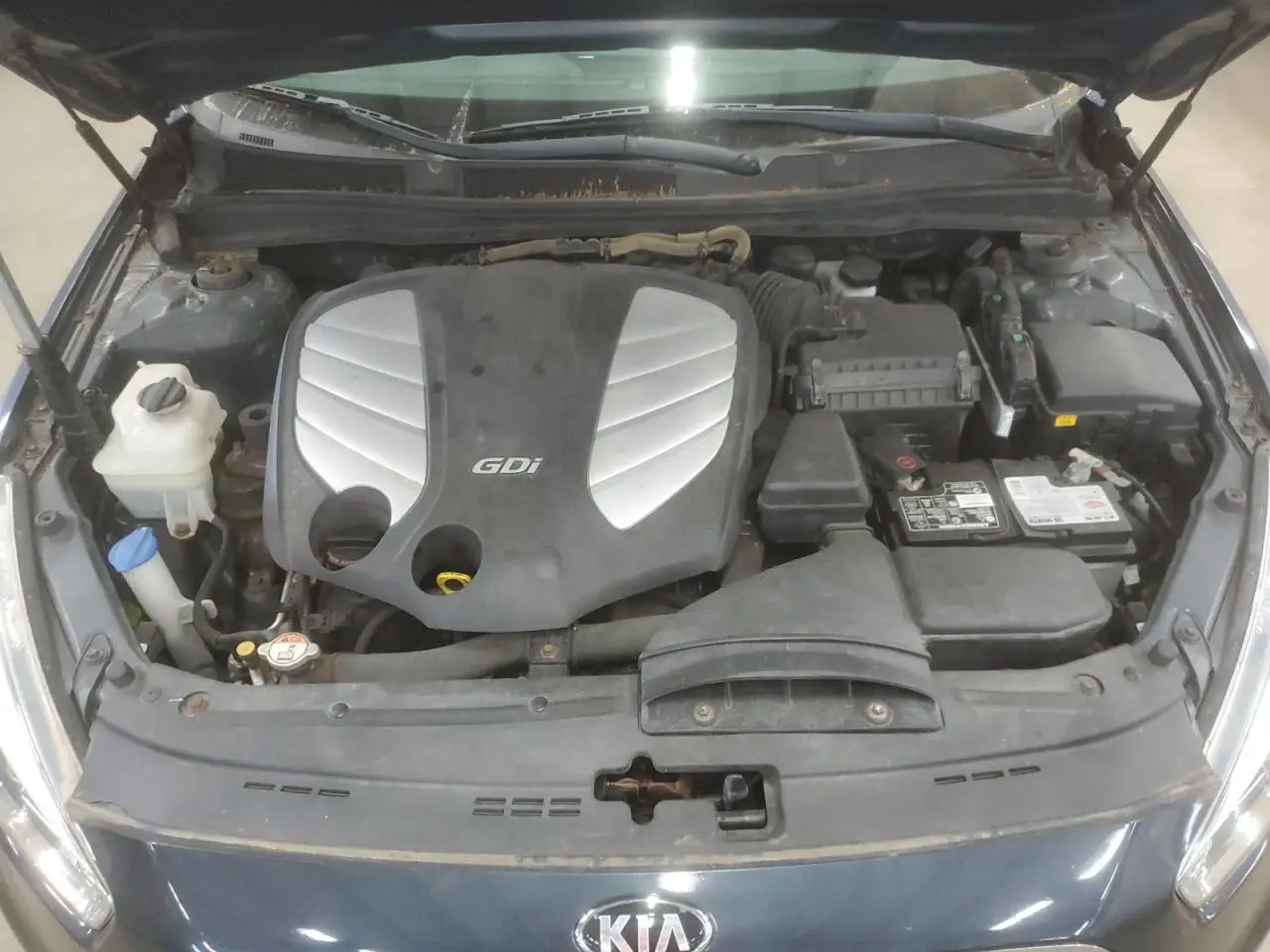 KIA CADENZA 2014 BLUE Photo 3