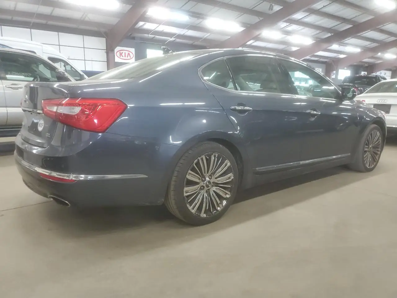 KIA CADENZA 2014 BLUE Photo 6