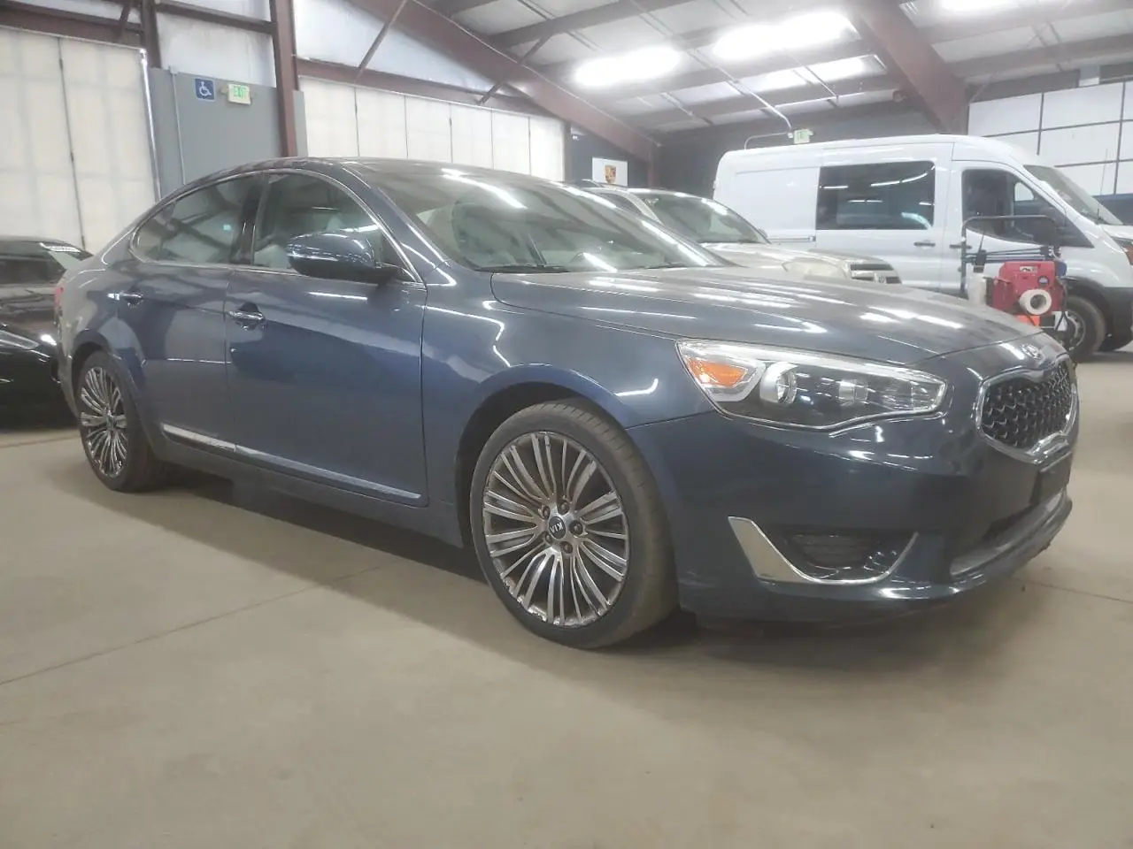 KIA CADENZA 2014 BLUE Photo 7