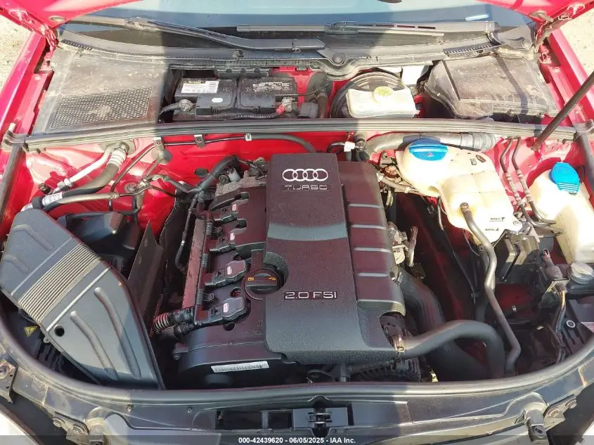 AUDI A4 2008 RED Photo 2