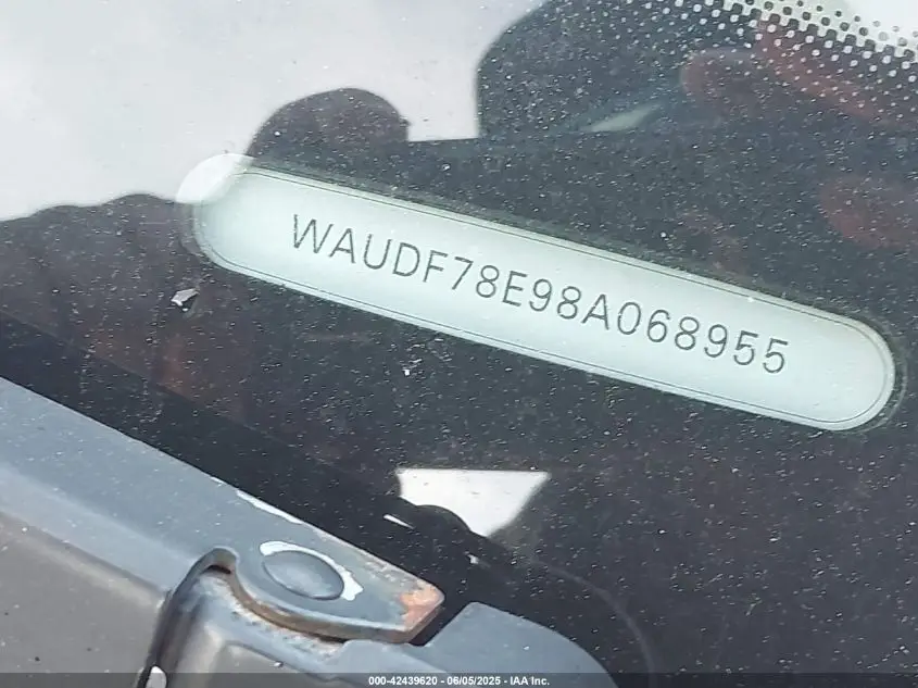 AUDI A4 2008 RED Photo 3