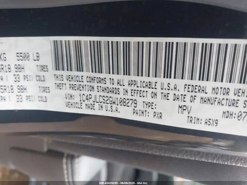 JEEP CHEROKEE 2016  Photo 16