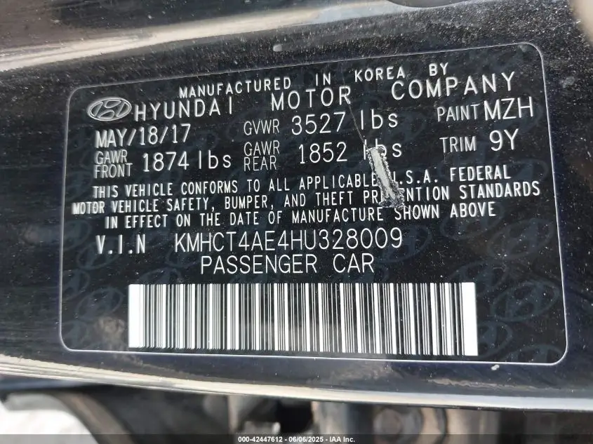 HYUNDAI ACCENT 2017  Photo 11