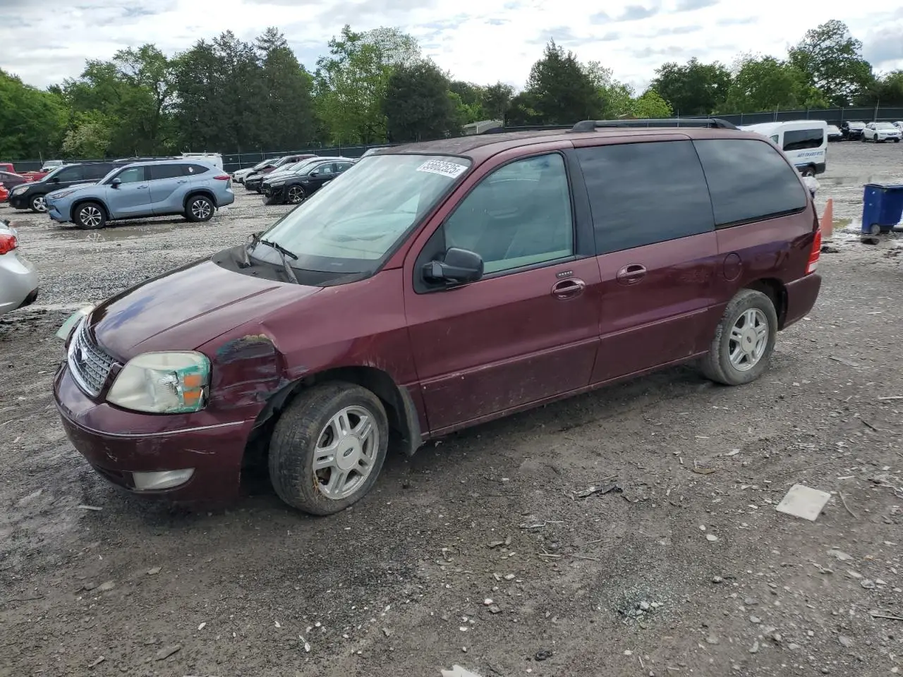 FORD FREESTAR 2007. Lot# 55662525. VIN 2FMZA52287BA10909. Photo 1