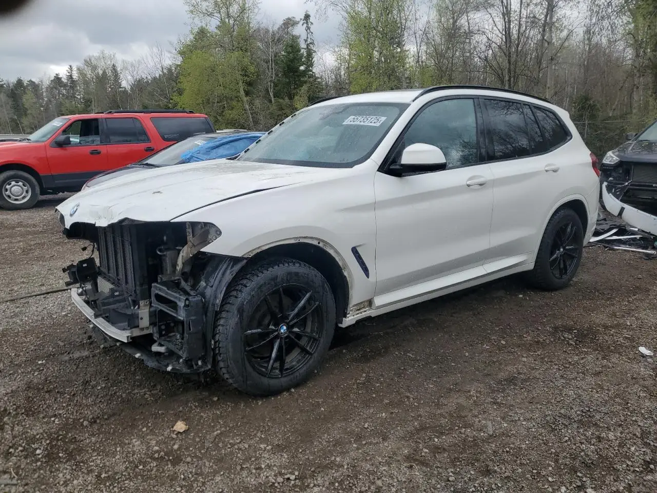 BMW X3 2020. Lot# 55735125. VIN 5UXTY5C08L9B04591. Photo 1