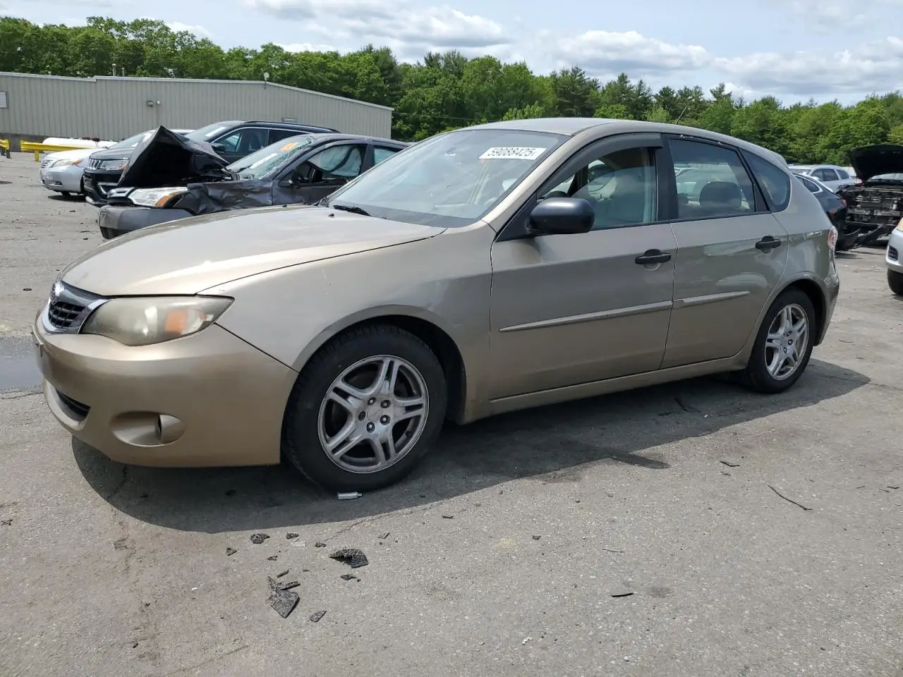 SUBARU IMPREZA 2008. Lot# 59088425. VIN JF1GH61618H813184. Photo 1