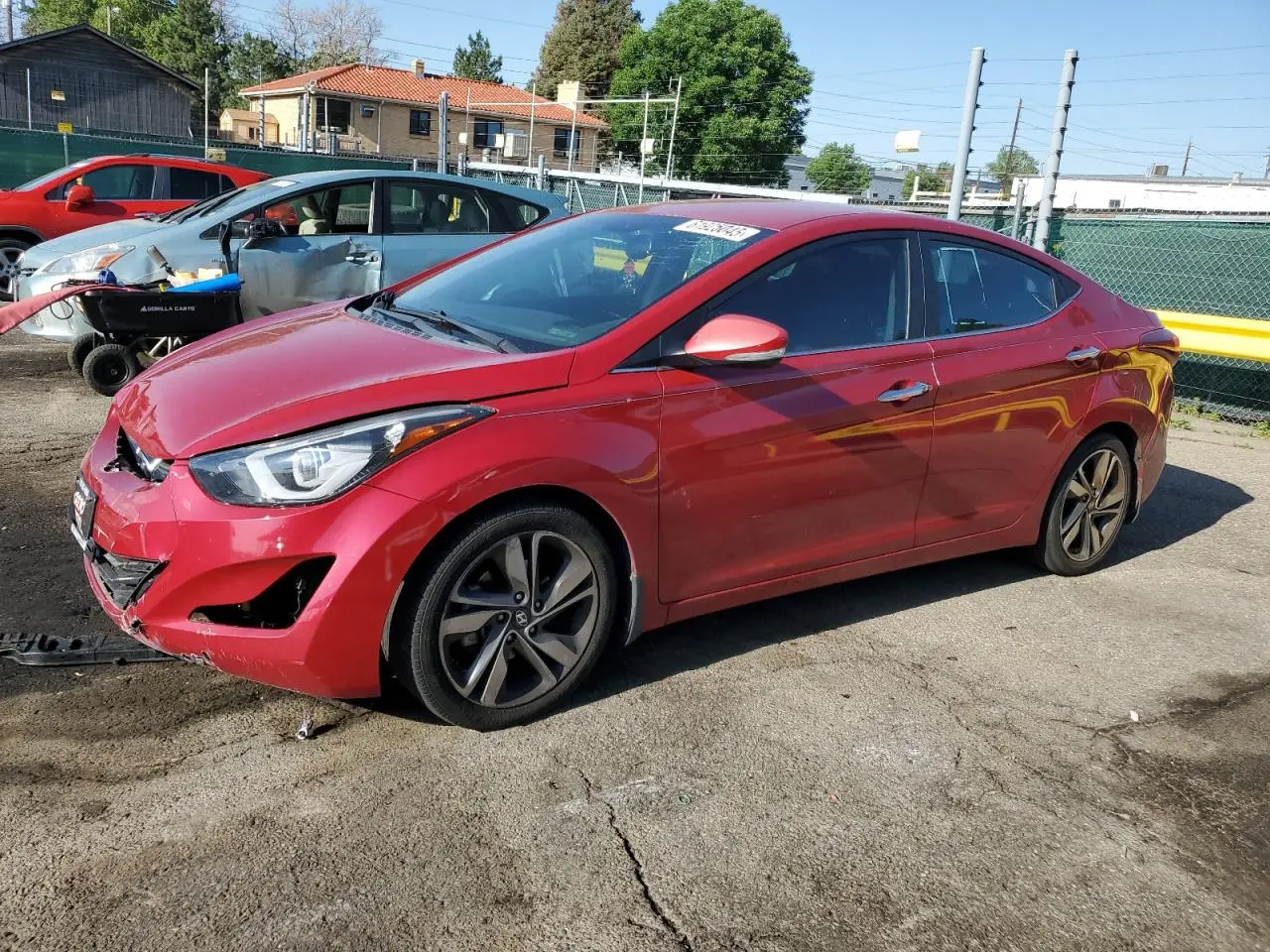 HYUNDAI ELANTRA 2015. Lot# 61925045. VIN KMHDH4AE2FU303905. Photo 1