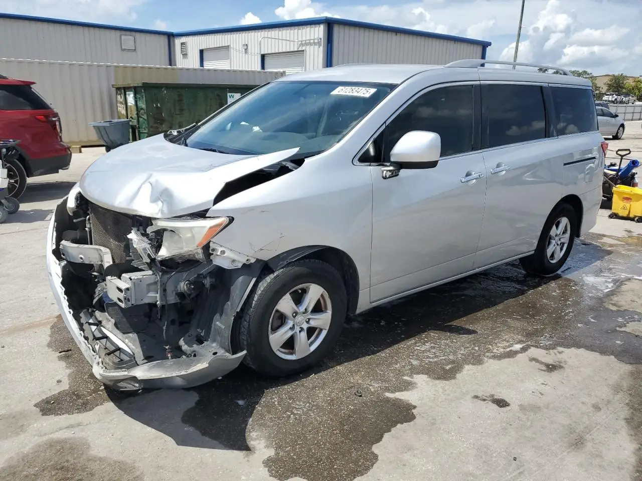 NISSAN QUEST 2016. Lot# 61283475. VIN JN8AE2KP3G9153669. Photo 1