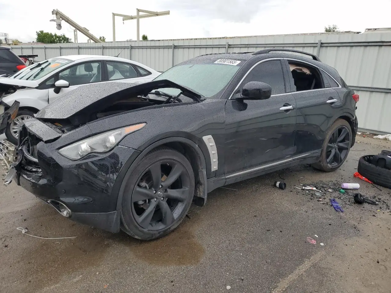 INFINITI QX70 2016. Lot# 58901565. VIN JN8CS1MW1GM752406. Photo 1