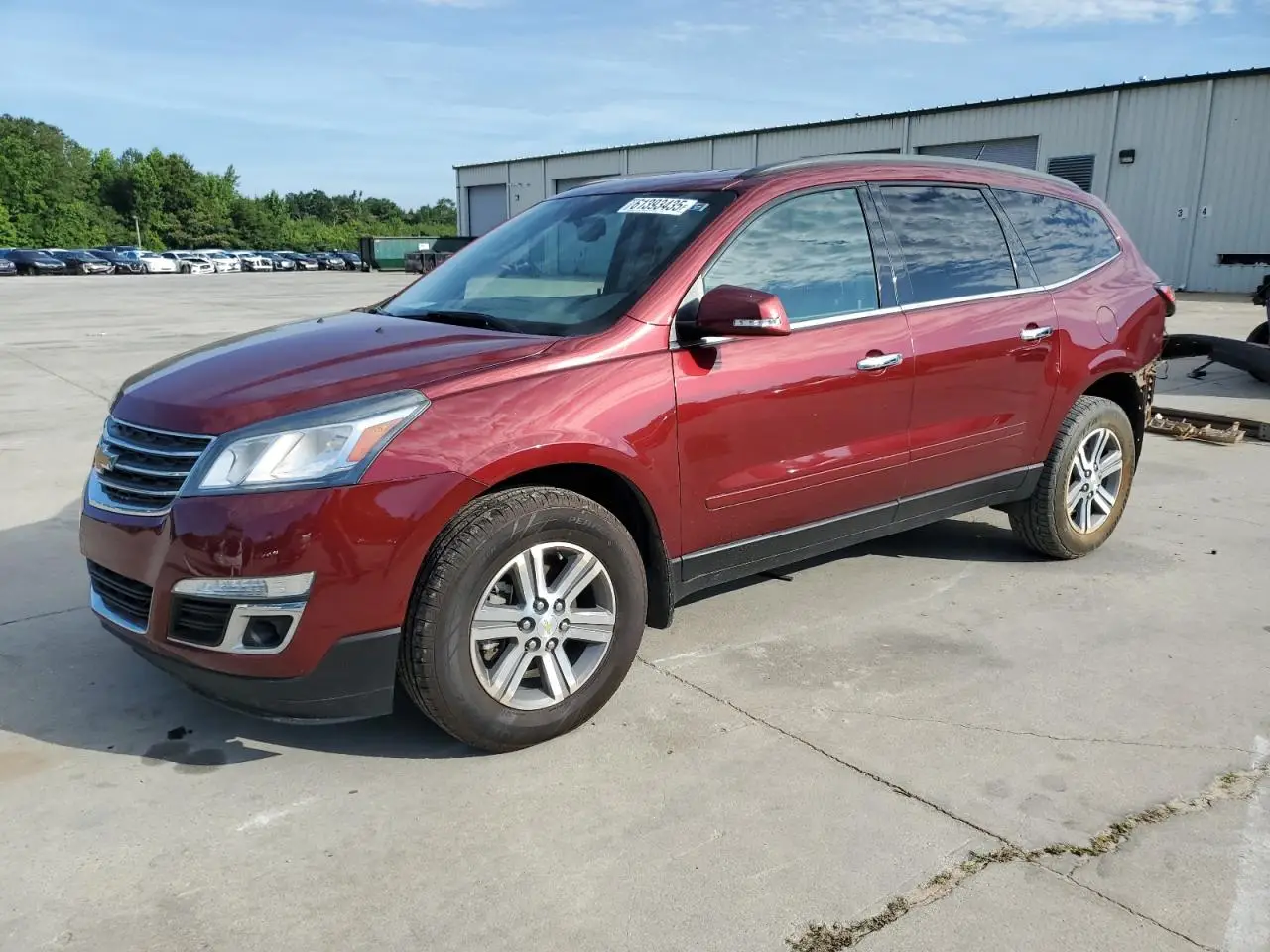 CHEVROLET TRAVERSE 2015. Lot# 61393435. VIN 1GNKRHKD8FJ389087. Photo 1