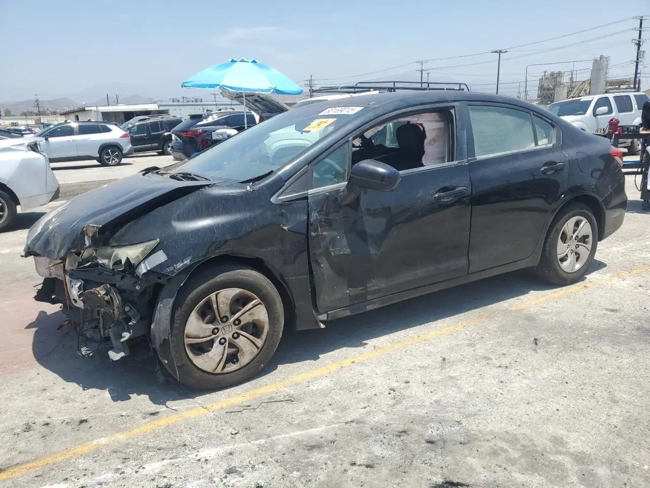 HONDA CIVIC 2015. Lot# 60169015. VIN 2HGFB2F51FH550624. Photo 1