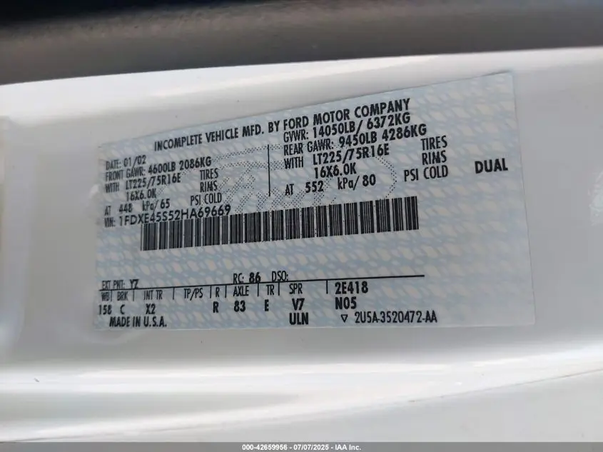 OTHER OTHER 2002 WHITE Photo 19