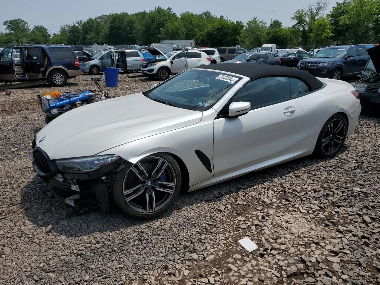 BMW 8 SERIES 2022. Lot# 59353245. VIN WBADZ2C06NCH09133. Photo 1
