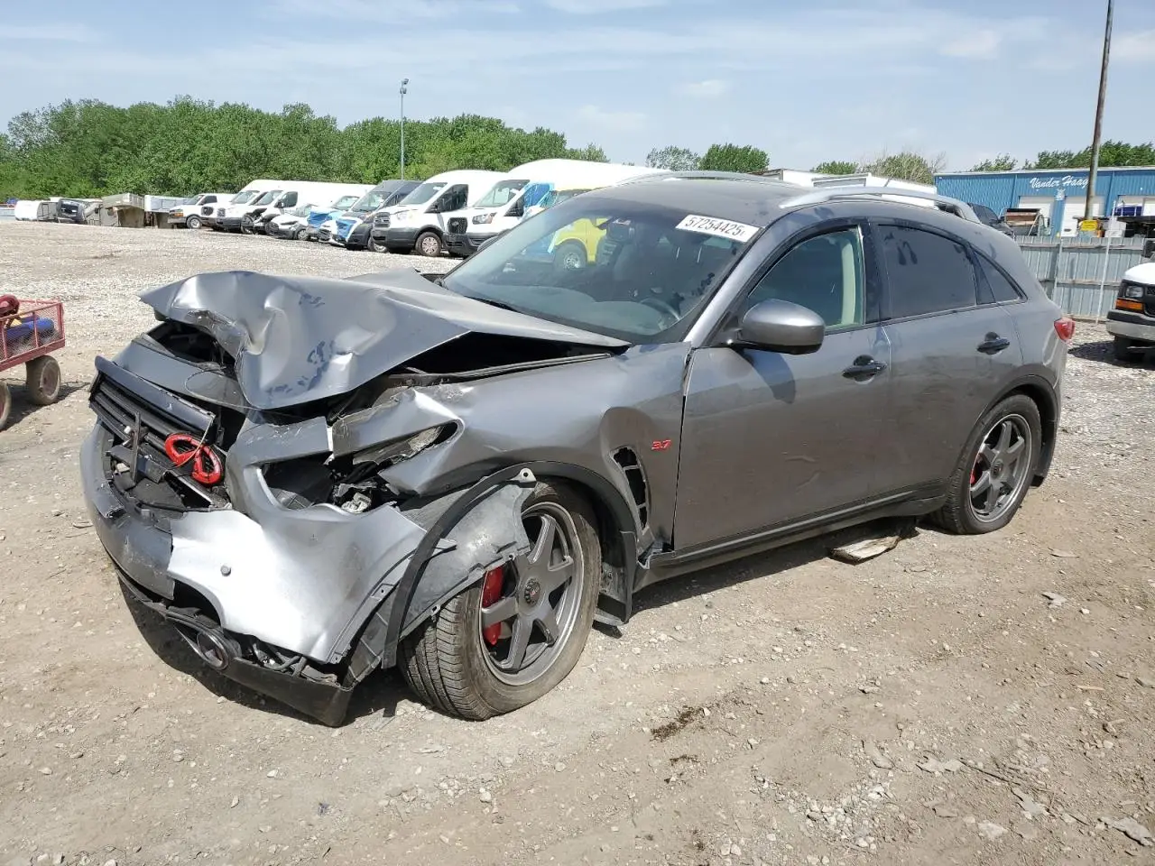 INFINITI QX70 2014. Lot# 57254425. VIN JN8CS1MW2EM411948. Photo 1