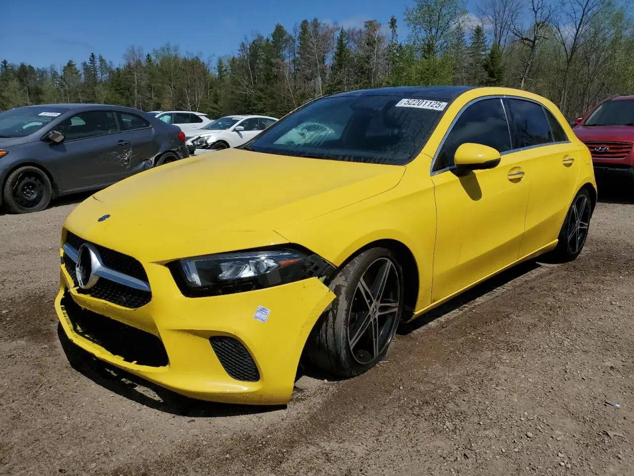 MERCEDES-BENZ A-CLASS 2019. Lot# 52201125. VIN WDD3F4HB8KJ104912. Photo 1