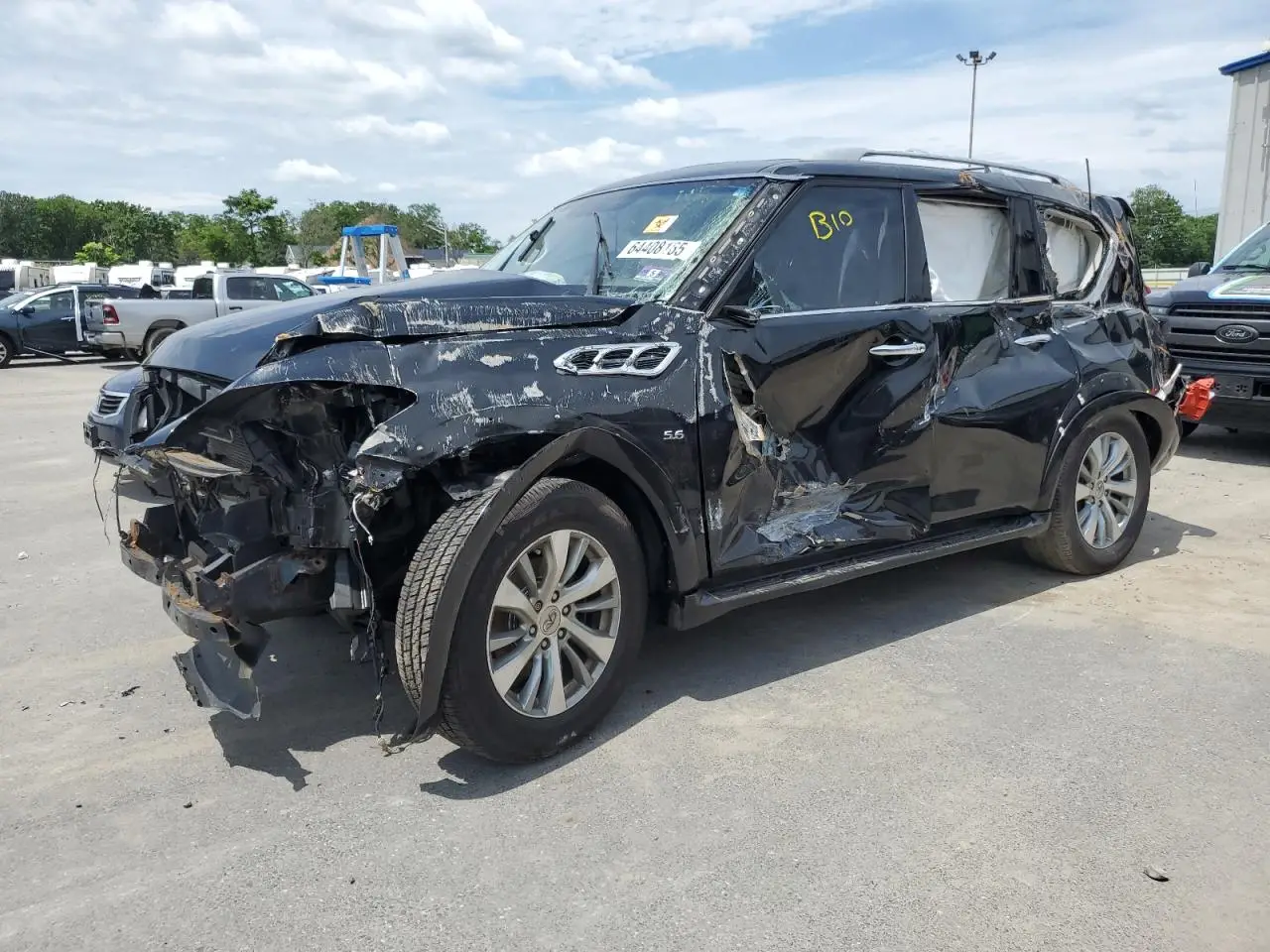 INFINITI QX80 2015. Lot# 64408165. VIN JN8AZ2NE4F9080406. Photo 1