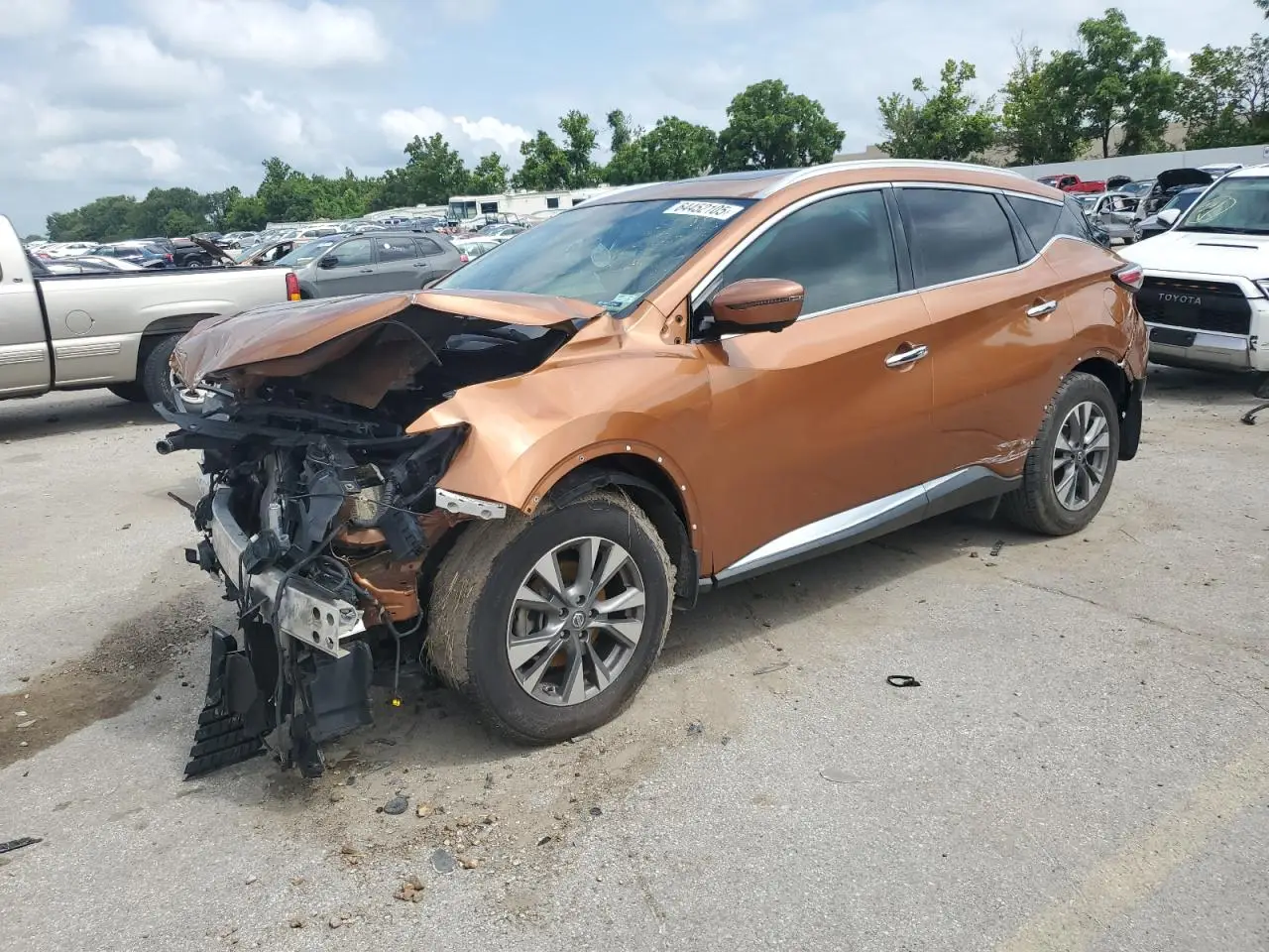 NISSAN MURANO 2017. Lot# 64452105. VIN 5N1AZ2MGXHN123599. Photo 1