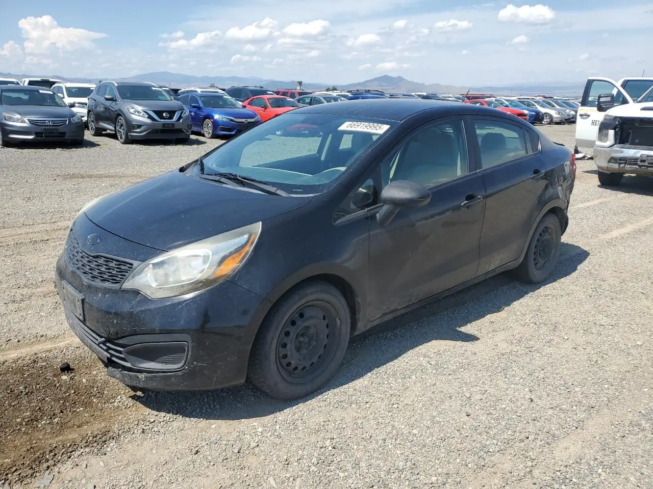 KIA RIO 2013. Lot# 66919995. VIN KNADM4A33D6255103. Photo 1