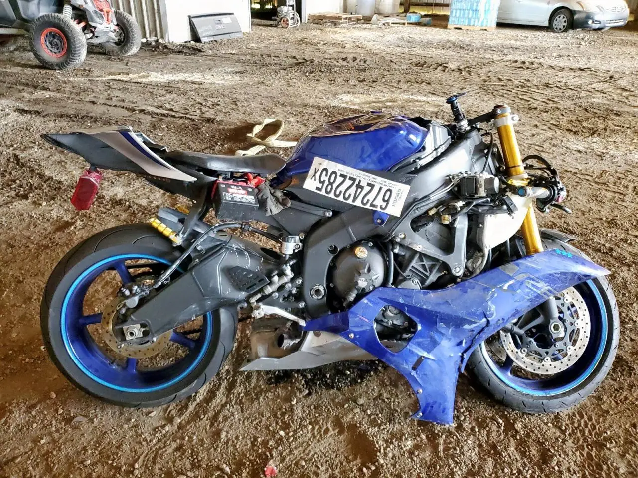 YAMAHA YZF600 2017. Lot# 67242285. VIN JYARJ28E7HA000059. Photo 1