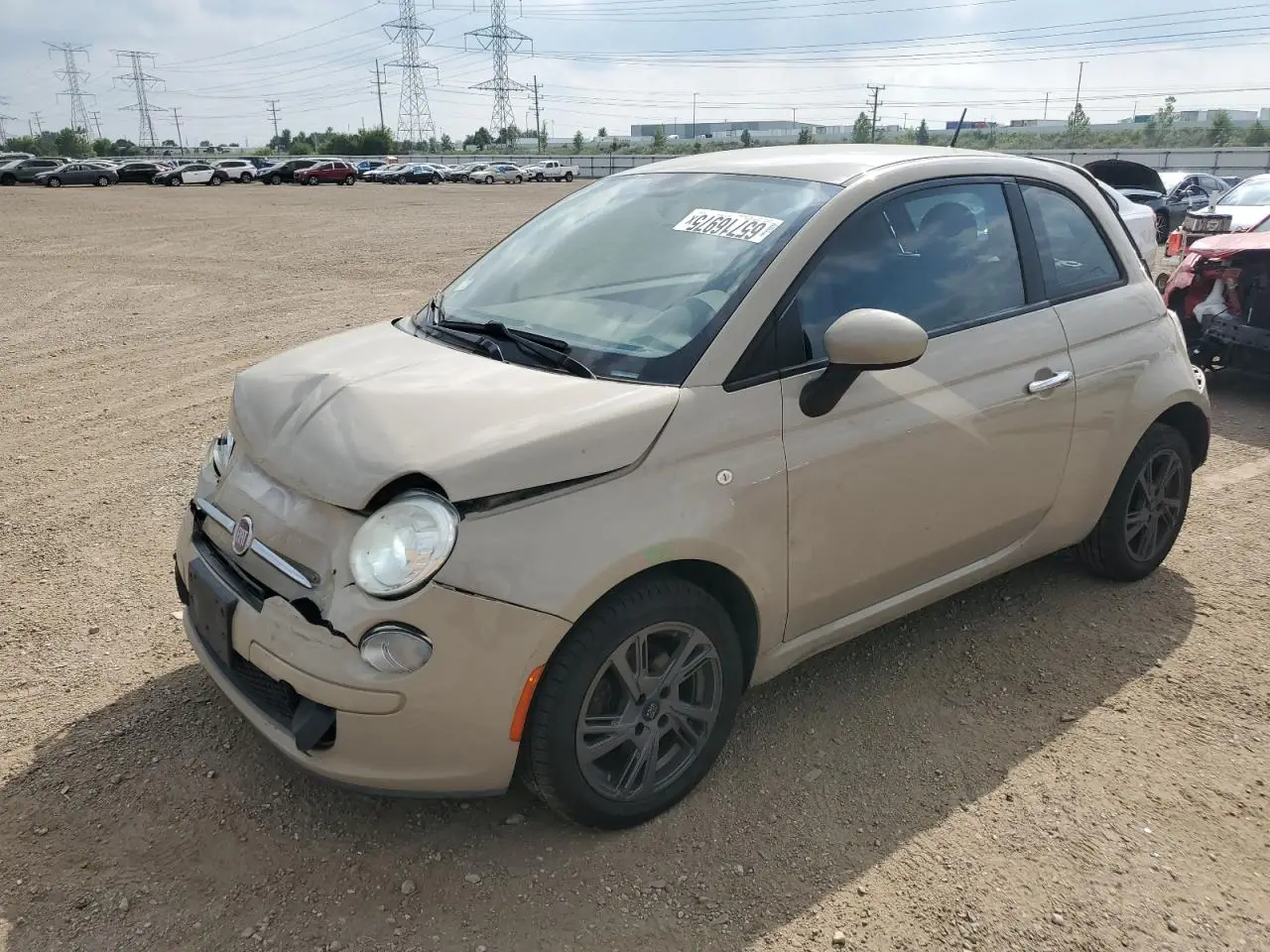 FIAT 500 2012. Lot# 65716975. VIN 3C3CFFARXCT339632. Photo 1