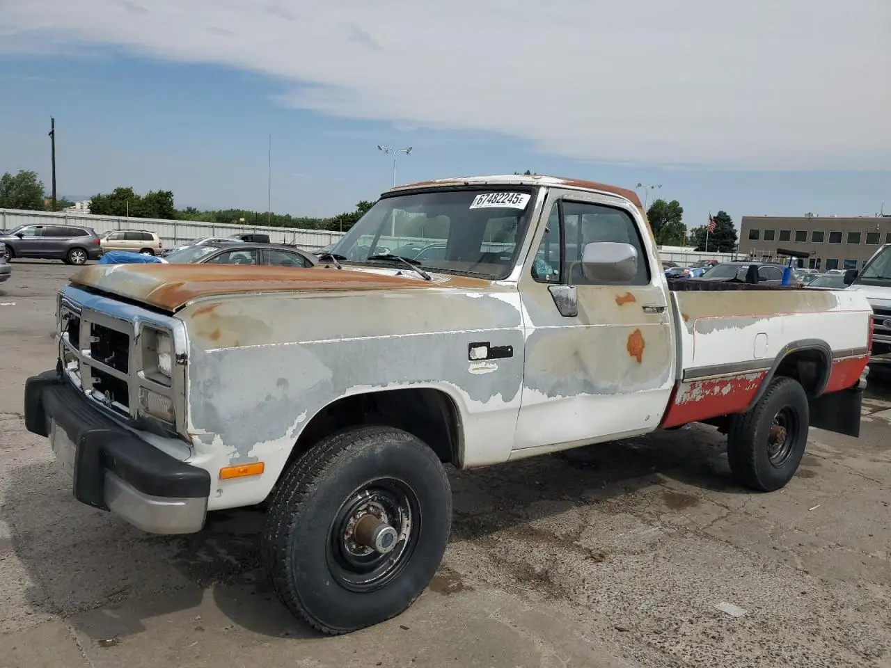 DODGE W SERIES 1991. Lot# 67482245. VIN 1B7KM2683MS251286. Photo 1